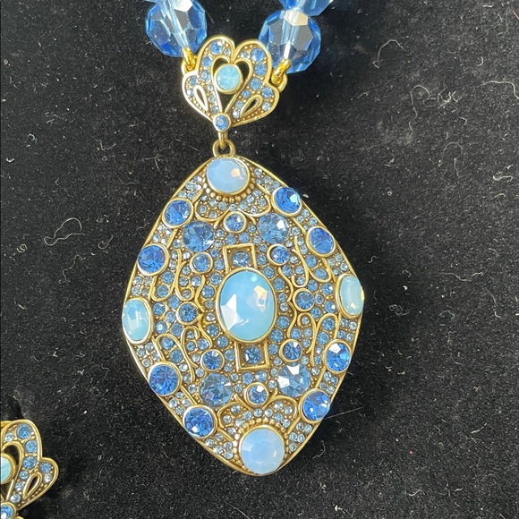 Heidi Daus Locket Necklace & Earring Set - Picture 2 of 11